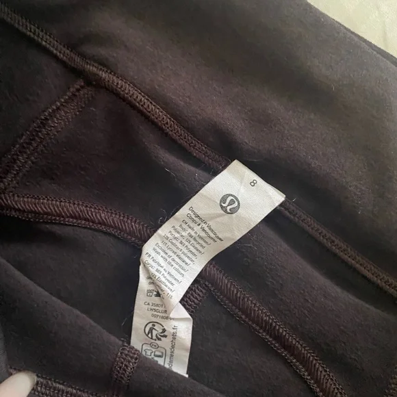 Lululemon soft suedey mini flare pants - Picture 2 of 10